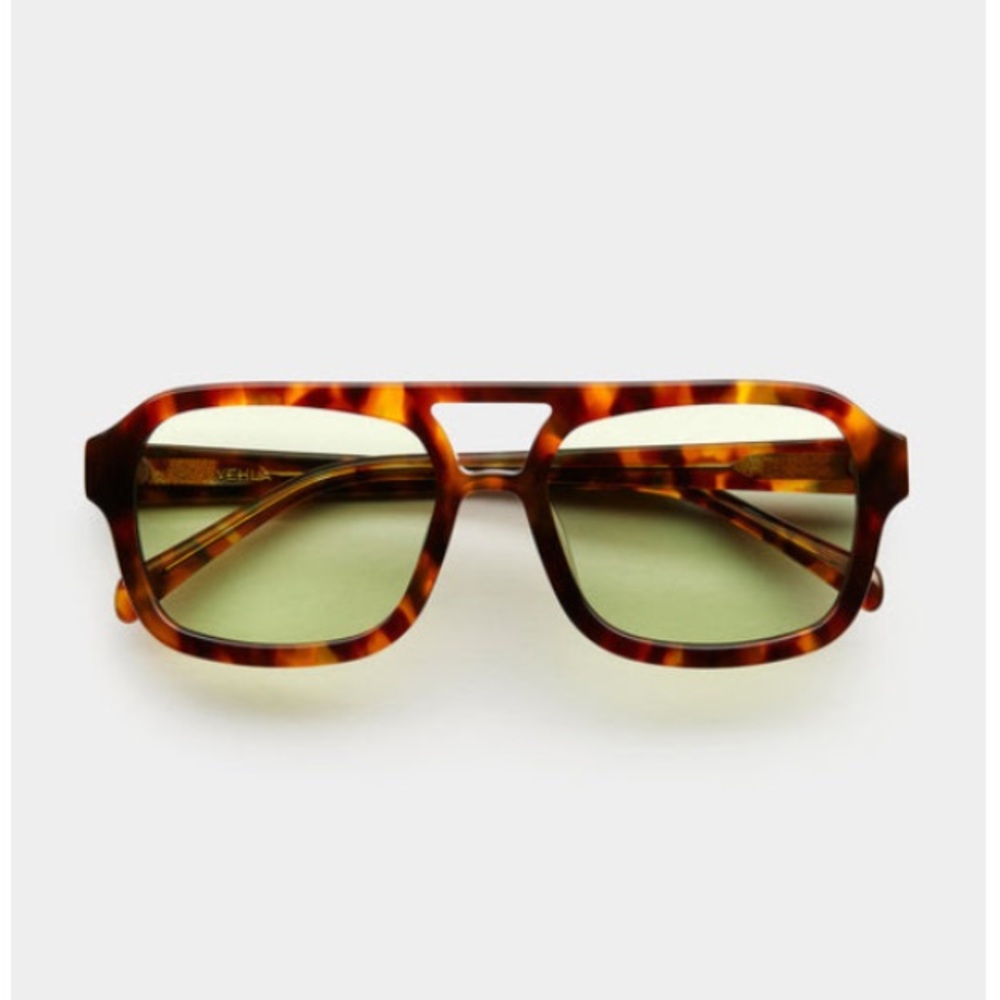 VEHLA Dixie Tortoise Sage Sunglasses